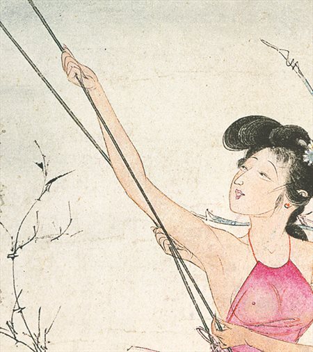 五通桥-胡也佛的仕女画和最知名的金瓶梅秘戏图